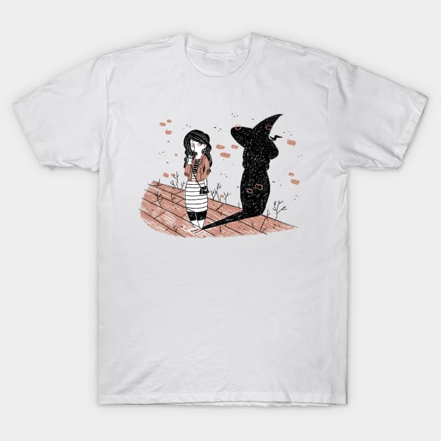 Witch shadow T-Shirt by PatriciaCo